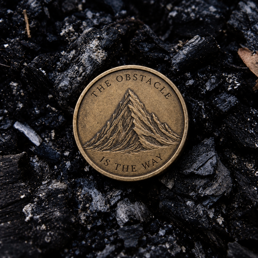 The obstacle is the way coin